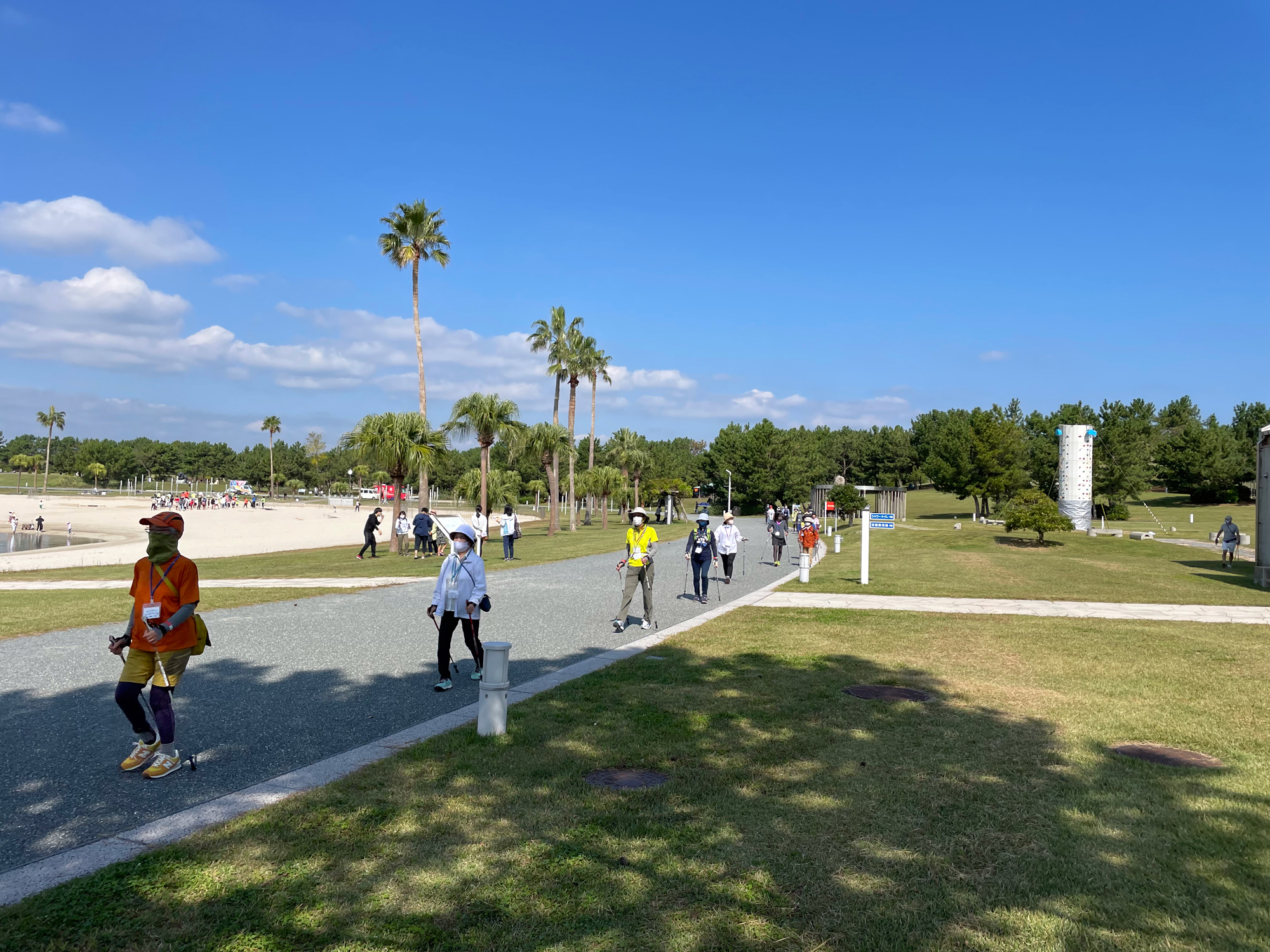 きらら博公園ノルディックウォーキング